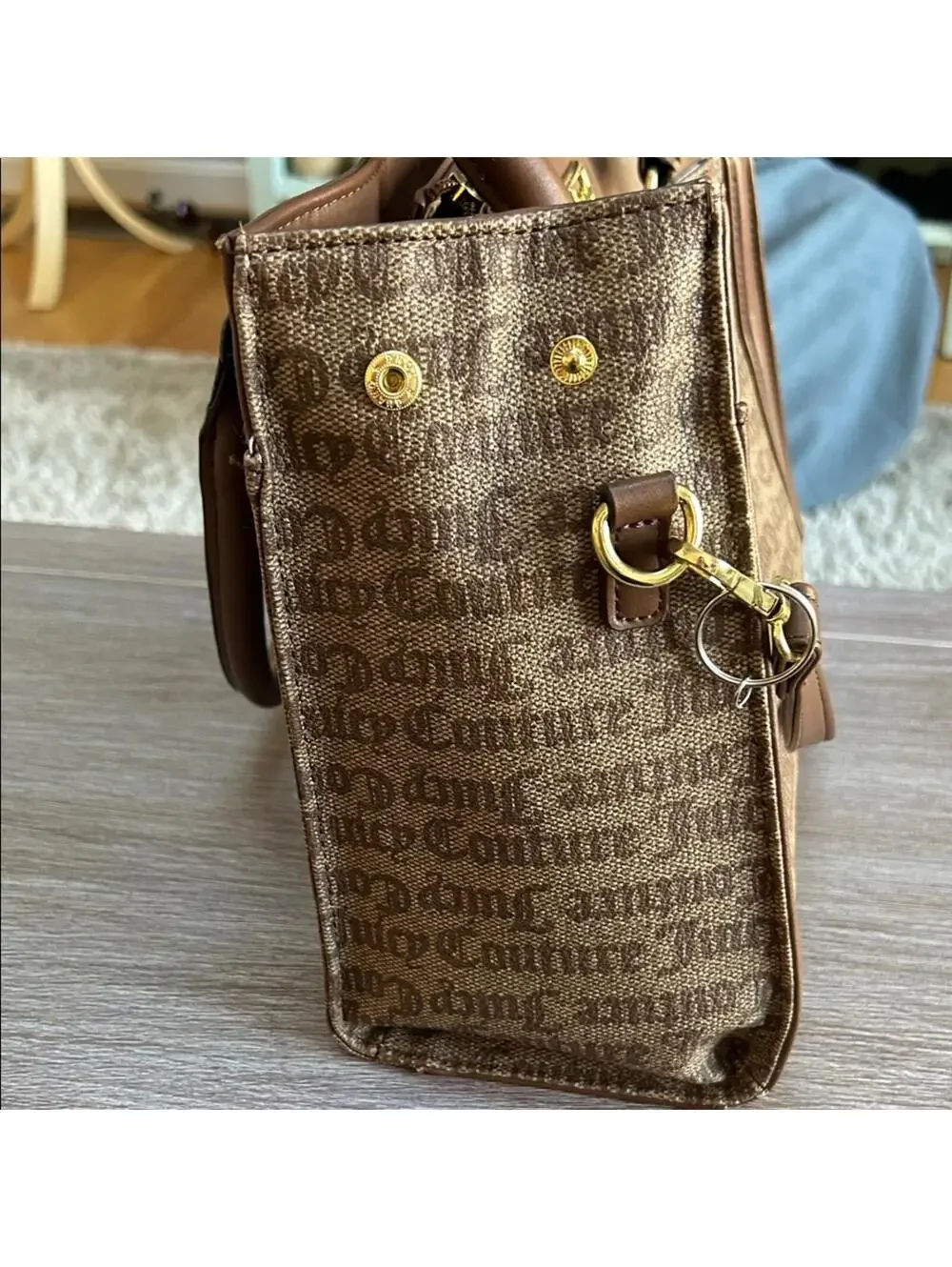 Juicy Couture Elegant Brown and Tan Satchel